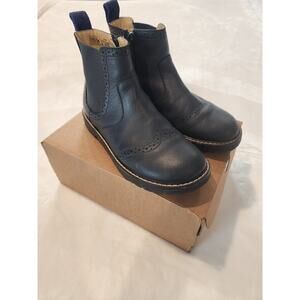 Mini Boden Navy Chelsea Boots Sz 31EU/12US